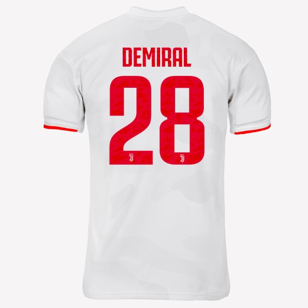 Camiseta Juventus NO.28 Demiral Segunda equipación 2019-2020 Gris Blanco